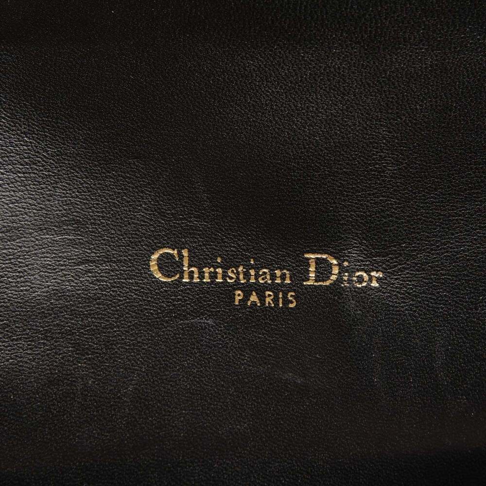 CHRISTIAN DIOR Black Leather Shoulder Bag - Picture 9 of 13